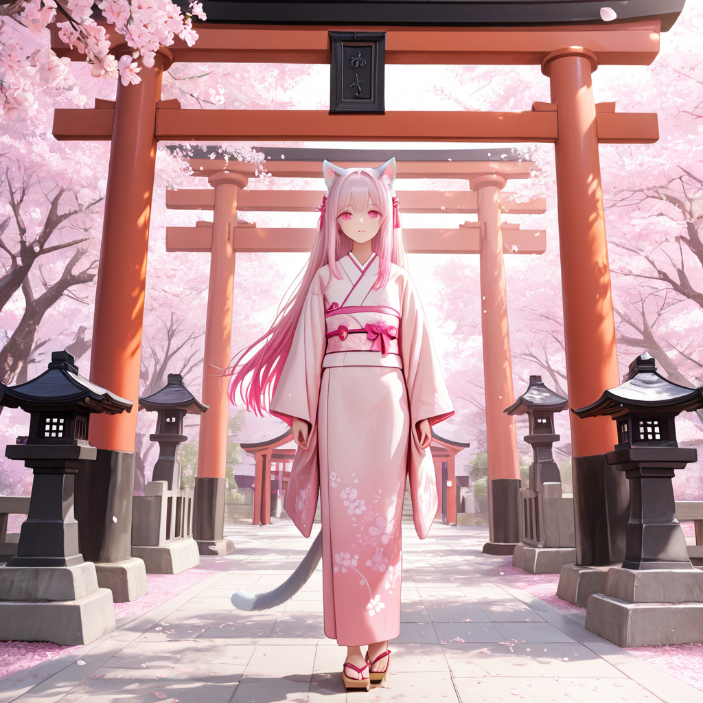 Traditional Kimono at Shrine